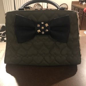 Olive green Betsey Johnson purse!